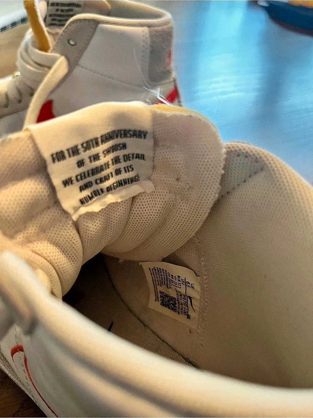 Nike Blazer Mid '77 SE 'First Use' Sneakers White & Orange